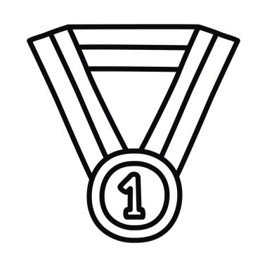 Kazanan madalya simgesi, satır biçimi