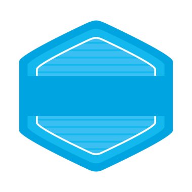 eşkenar dörtgen mühür damga simgesi, düz stil