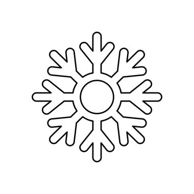 kar Tanesi simgesi resmi, satır biçimi