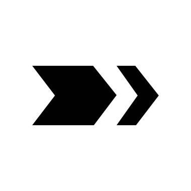 Sonraki ok simgesi, siluet biçimi