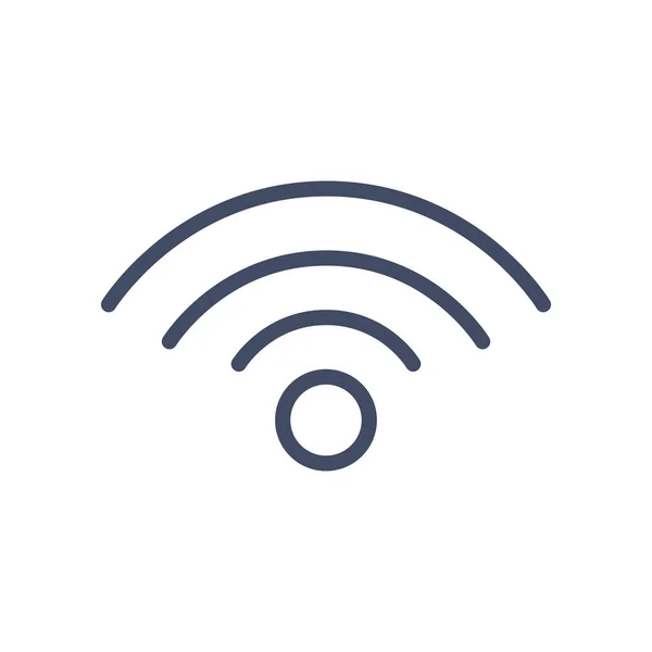 Wifi信号线风格图标矢量设计 — 图库矢量图片