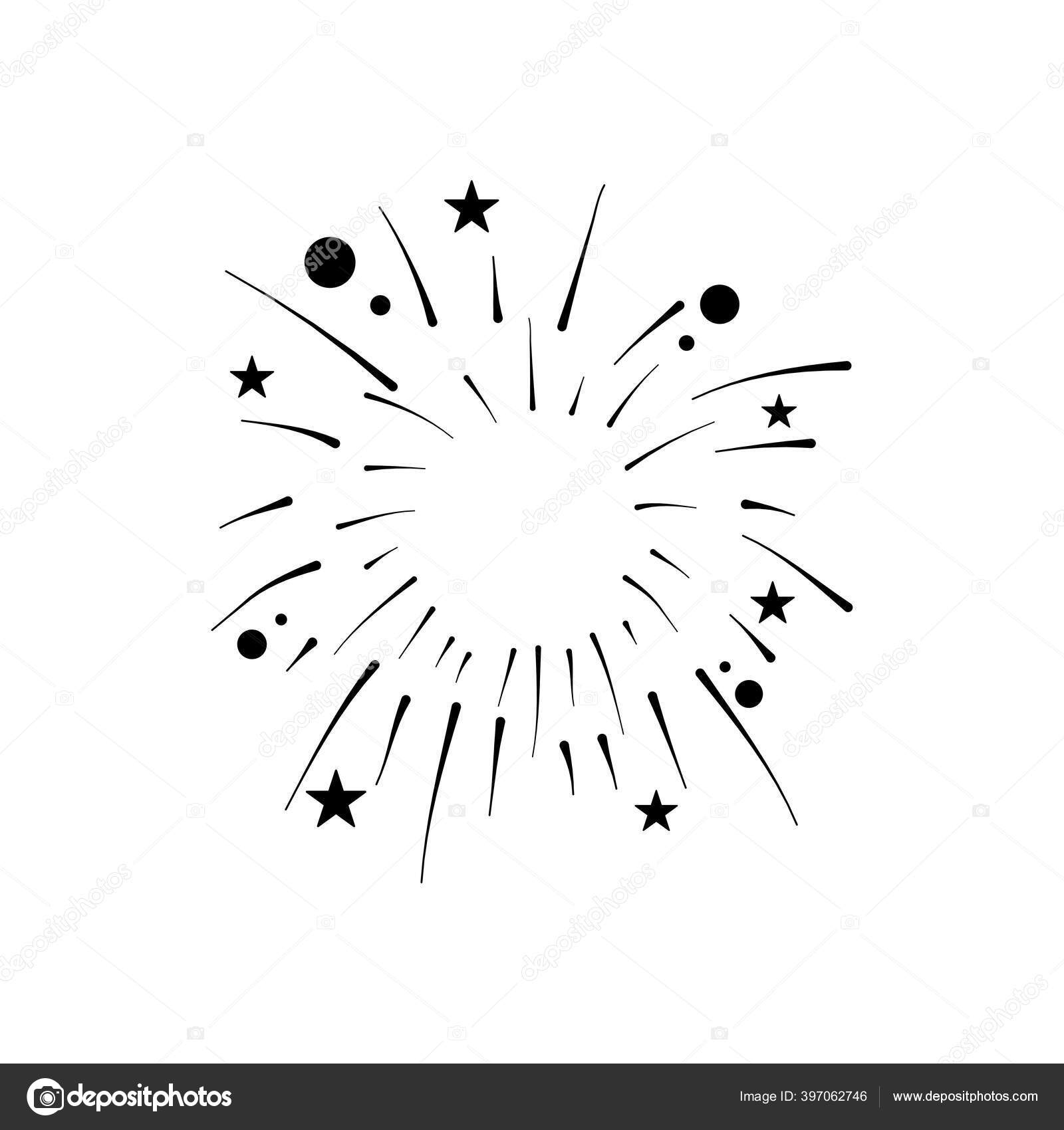 Stars And Circles Fireworks Burst Silhouette Style Vector Image By C Vec Stock Vector Stock Stars And Circles Fireworks Burst Silhouette Style Vector Image By C Vec Stock Vector Stock