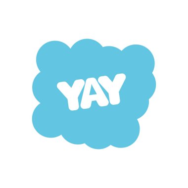 argo kabarcık konsepti, mavi bulut ile yay kelime, satır doldurma biçimi