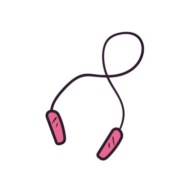 spor salonu kementi çizgisi ve biçim ikonu vektör tasarımını doldur