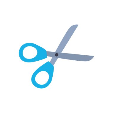 makas çizgisi ve biçim ikonu vektör tasarımını doldur