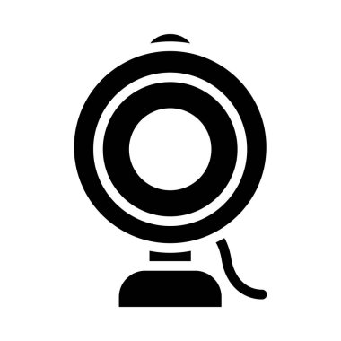 Web kamera simgesi, siluet biçimi