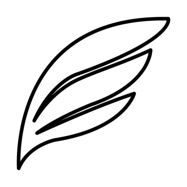 Vogelflügel-Symbol, Linienstil — Stockvektor