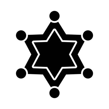 Şerif Yıldız ikonu, siluet tarzı