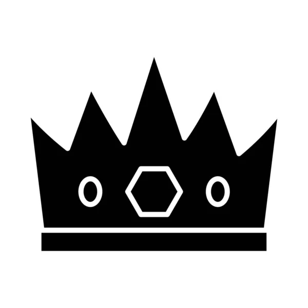 王冠图标，轮廓风格 — 图库矢量图片