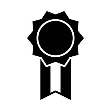 ödül madalyası simgesi, siluet tarzı