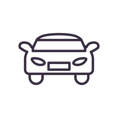 car line biçim ikon vektör tasarımı