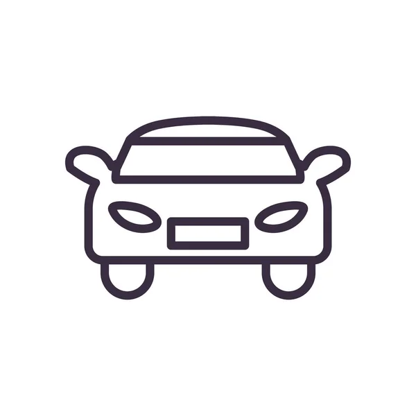 Design de vetor ícone estilo linha de carro — Vetor de Stock