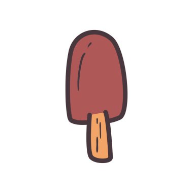 dondurma hattı ve biçim simgesi vektör tasarımını doldur