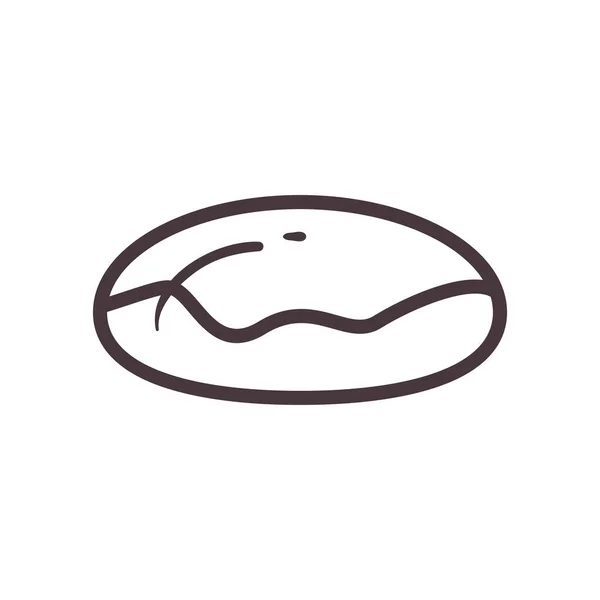面包店面包线风格图标矢量设计 — 图库矢量图片
