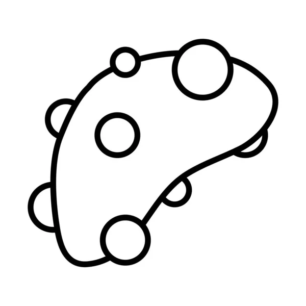 Vibrio cholerae icon, line style — 스톡 벡터