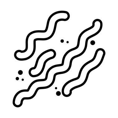 ebola virüsü simgesi, satır biçimi