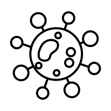 HIV bakteri simgesi, satır biçimi