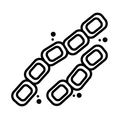 basil sereus bakteri simgesi, satır biçimi