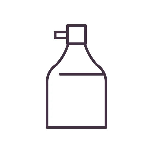 Beer metal jar line style icon vector design — Stock Vector
