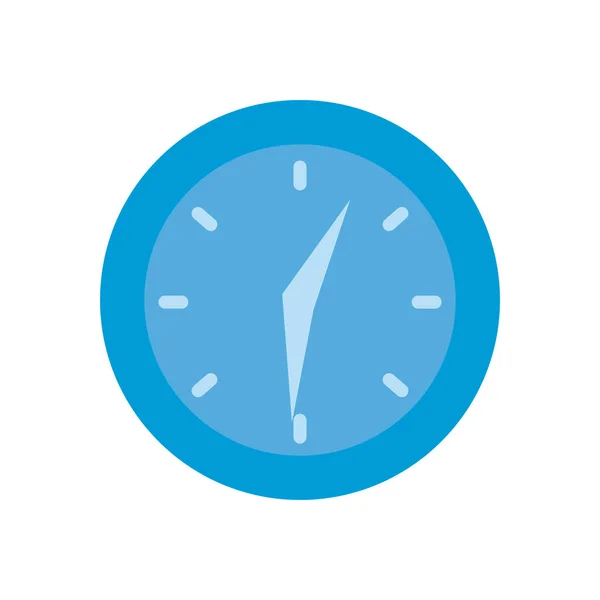 Horloge style plat icône vectoriel design — Image vectorielle