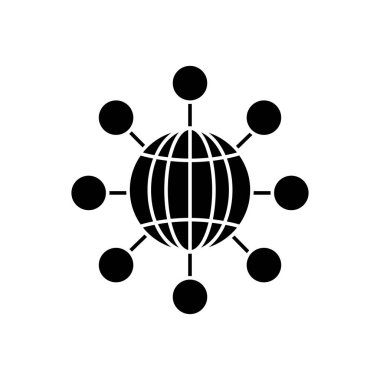 küresel küre simgesi, siluet biçimi