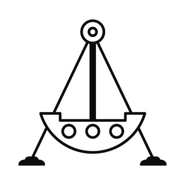 adil gemi atraksiyon simgesi, satır biçimi