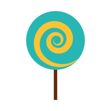 Lolipop simgesi resmi, düz biçim