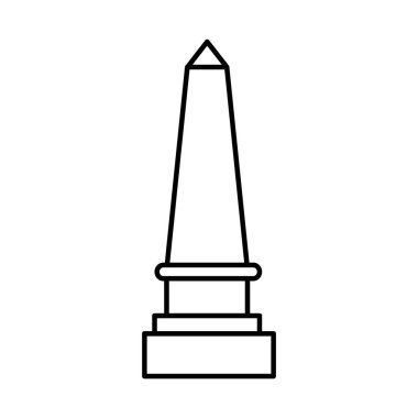 Antik Mısır Dikilitaş simgesi, satır biçimi