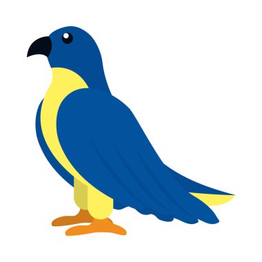 Afrika Altın Kartal simgesi, düz stil