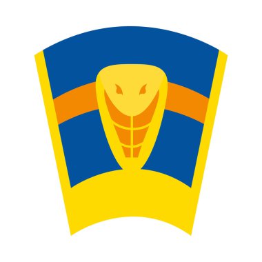 nefertiti şapka simgesi, düz stil