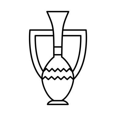 Mısır vazo simgesi, satır biçimi