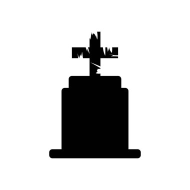 çapraz mezar simgesi, siluet biçimi