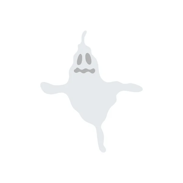 Ikon av spöke, platt stil — Stock vektor