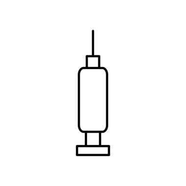 ilaç enjeksiyon simgesi, satır biçimi