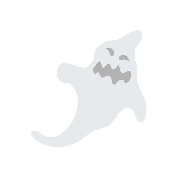 Icono de Halloween fantasma icono, estilo plano — Archivo Imágenes Vectoriales