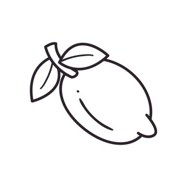 limon çizgisi biçim vektör tasarımı