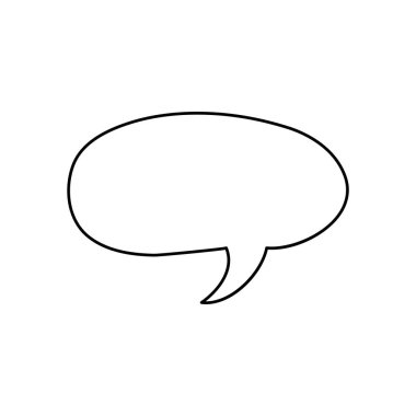 konuşma balonu simgesi, satır biçimi