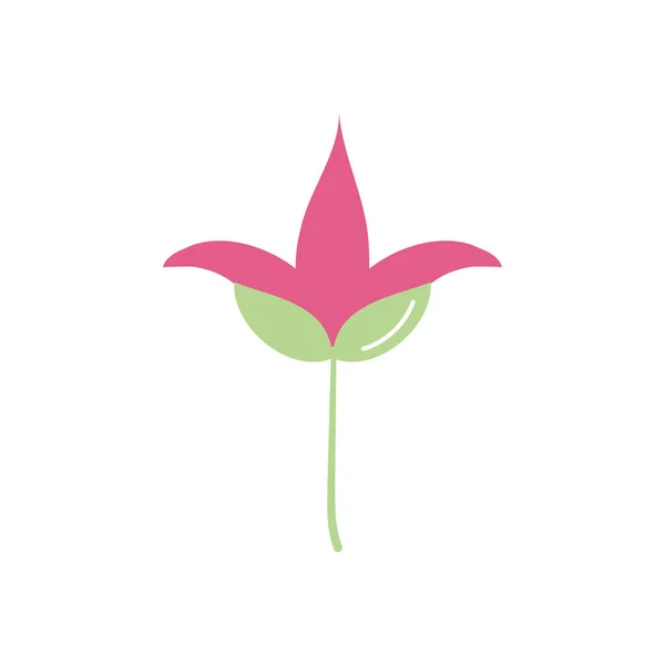 Icono de flor de aster, estilo plano — Vector de stock