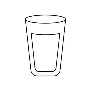 Soda cam ikonu, çizgi biçimi