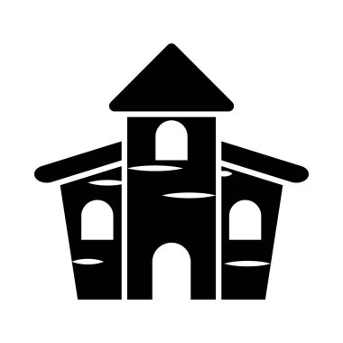 Korku Şatosu ikonu, siluet tarzı