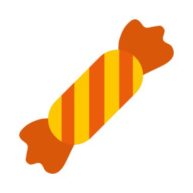 Cadılar Bayramı şeker ikonu, düz stil