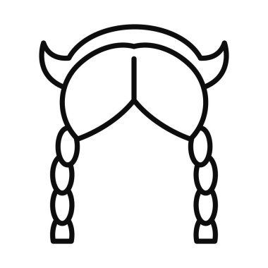 Bavyera kostüm örgüleri simgesi, satır biçimi