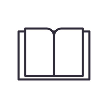 boook satır biçimi ikon vektör tasarımı