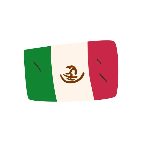 Векторный дизайн иконок без флага Мексики — стоковый вектор