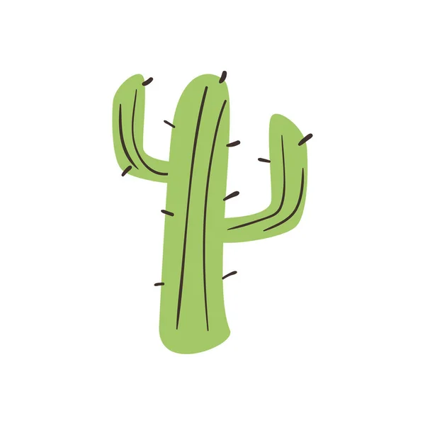 Cactus forme libre style icône vectoriel design — Image vectorielle