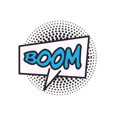 bum kabarcık çizgisi ve biçim ikonu vektör tasarımını doldur