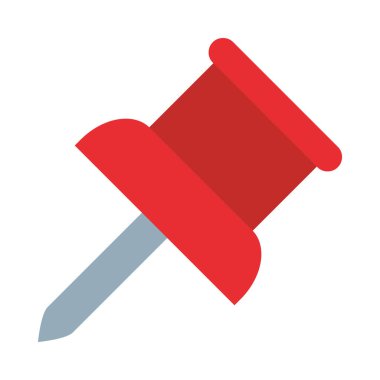 kağıt pin simgesi, düz biçim