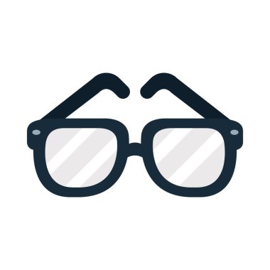 gözlük simgesi resmi, düz biçim