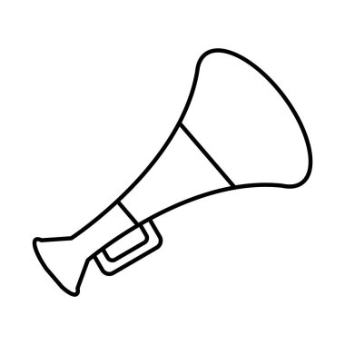 vuvuzela trompeti Meksika tasarımı, çizgi tarzı