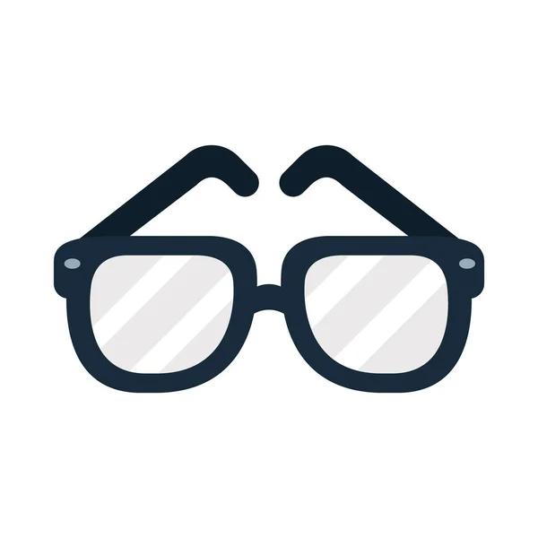 Glasögon ikon bild, platt stil — Stock vektor